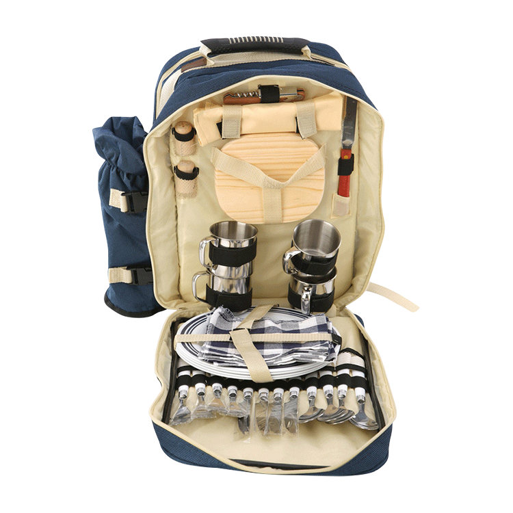 Mini Pinic Backpack Picnic Basket Backpack Set of 4 | Browze