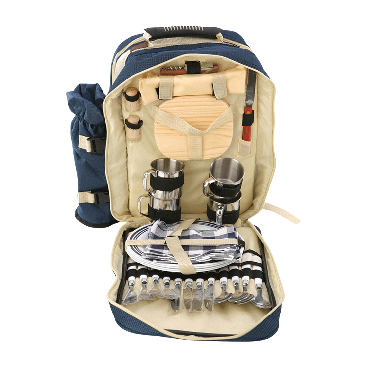 Picnic Backpack Tableware for 4