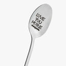 I love you and love you more spoon set