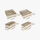 Foldable Drawer Organizer Set 4-Piece