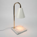 Desk Lamp Candle Warmer with Marble-Pattern Base