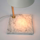 Desk Lamp Candle Warmer with Marble-Pattern Base