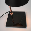 Desk Lamp Candle Warmer with Marble-Pattern Base