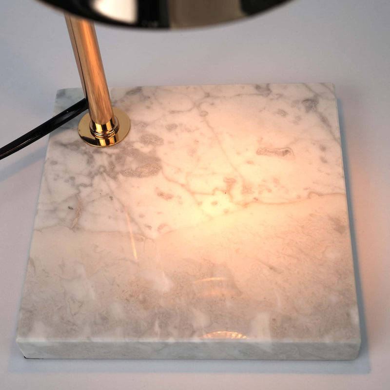 Desk Lamp Candle Warmer with Marble-Pattern Base