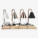 Aromatherapy Candle-Melting Lamp with Wooden Base