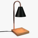 Aromatherapy Candle-Melting Lamp with Wooden Base