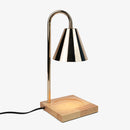 Aromatherapy Candle-Melting Lamp with Wooden Base