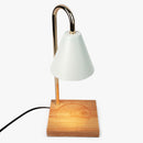 Aromatherapy Candle-Melting Lamp with Wooden Base