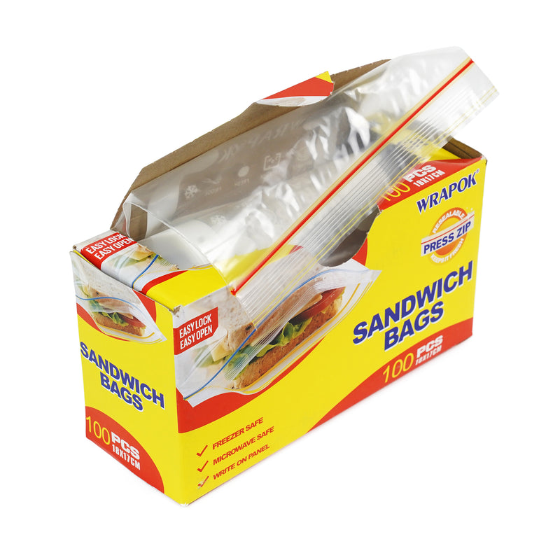 Reseable Sandwich Bags 100-Piece